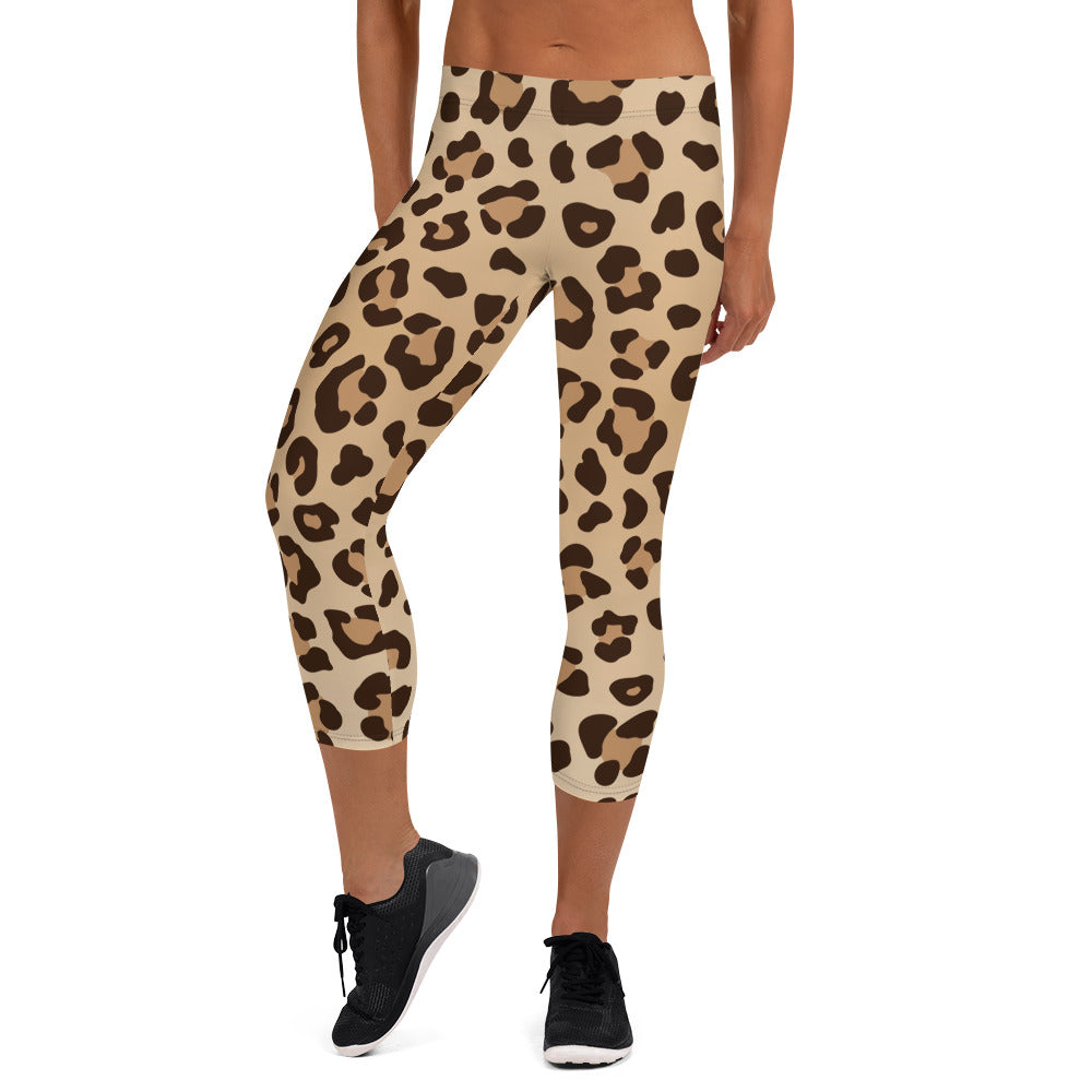 Leopard Capri Leggings