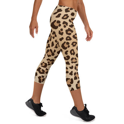 Leopard Capri Leggings