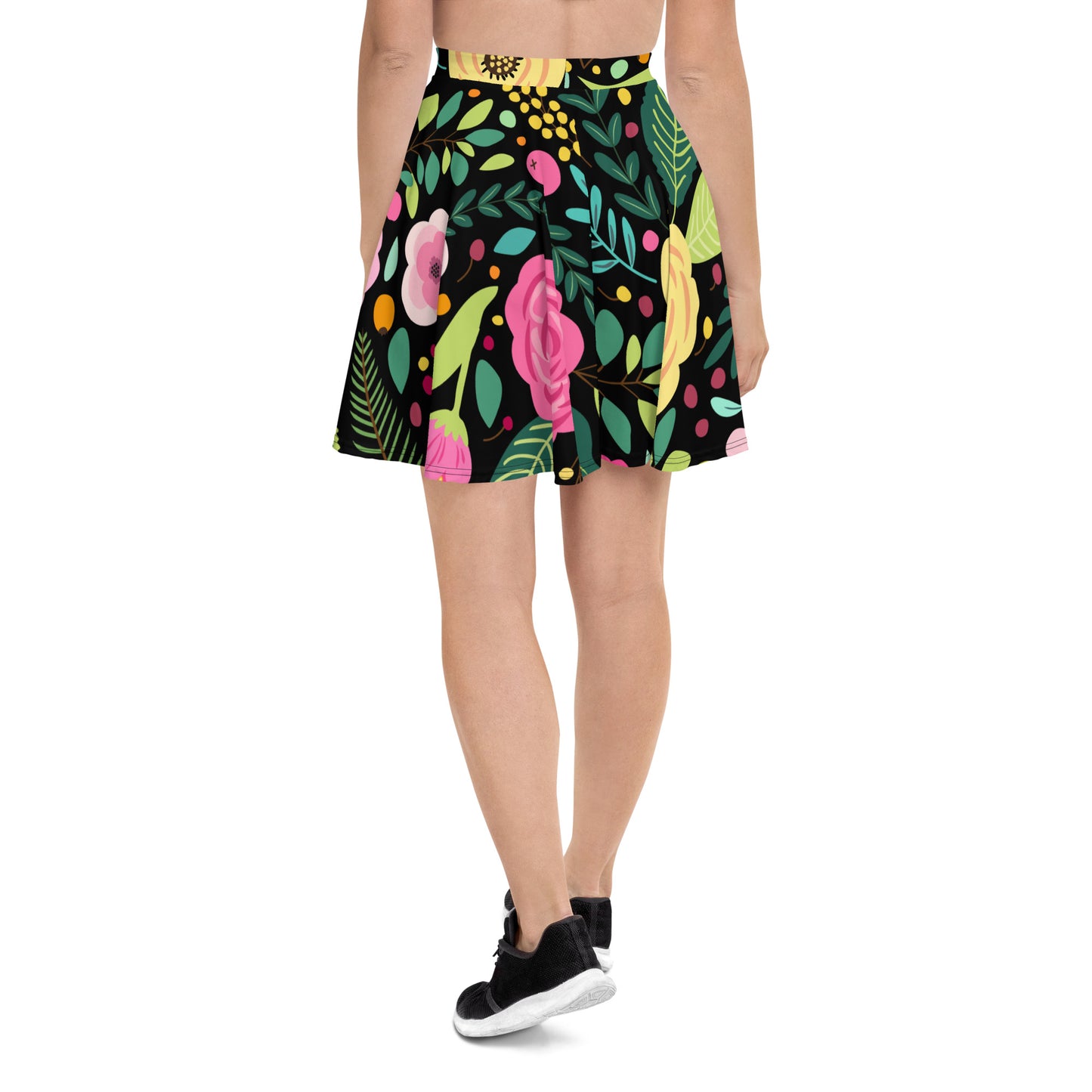 Floral MC Skater Skirt