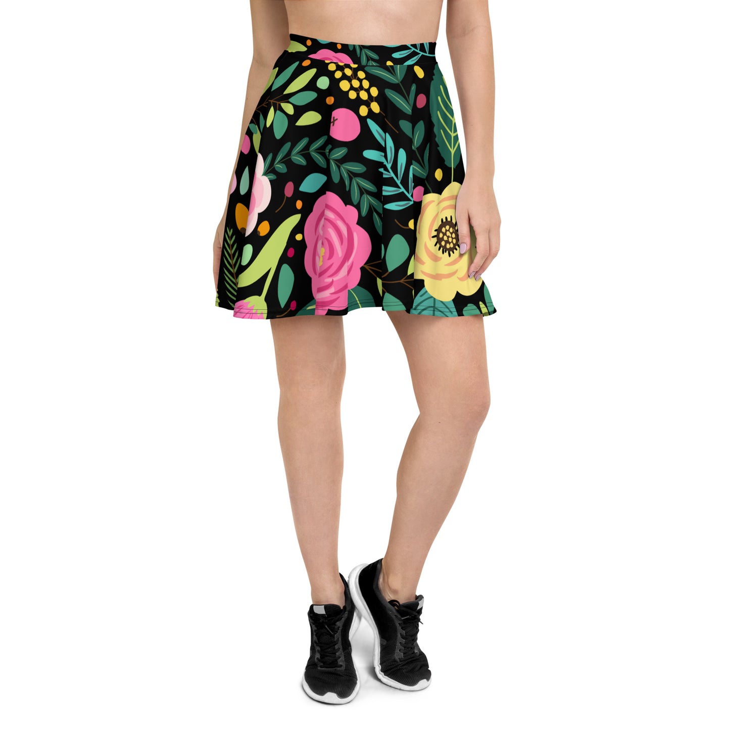 Floral MC Skater Skirt