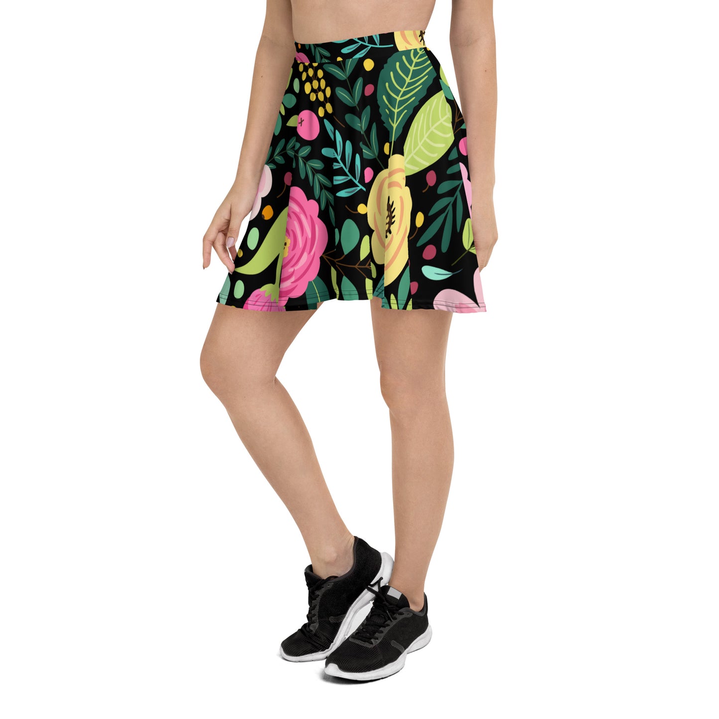 Floral MC Skater Skirt