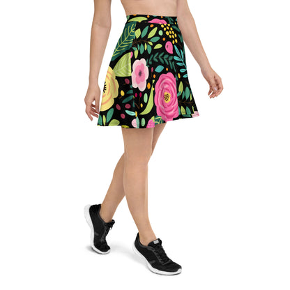 Floral MC Skater Skirt